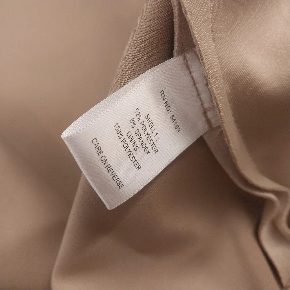 NWT Marc New York Size XL | Beige Faux Suede Whipstitch Snap Front Jacket Womens